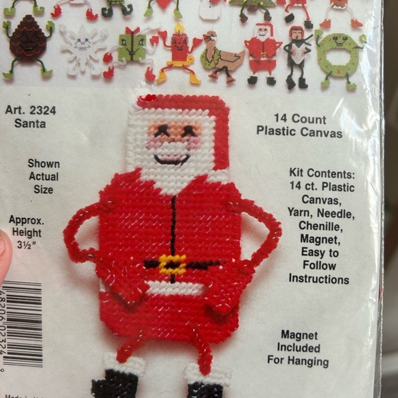 5/$25 Santa cross stitch pattern easy kit 😍 - Picture 4 of 6